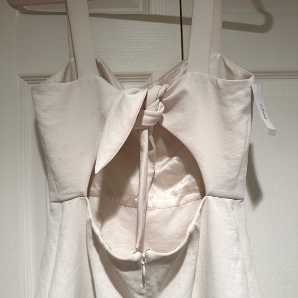 ARITZIA | DRESSES | WILFRED | APERATURE TIE BACK | LIGHT BIRCH | SIZE 8 | BNWT - Picture 5 of 9